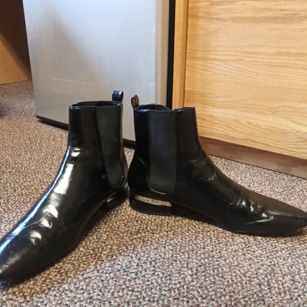 Zara Black Ankle Booties